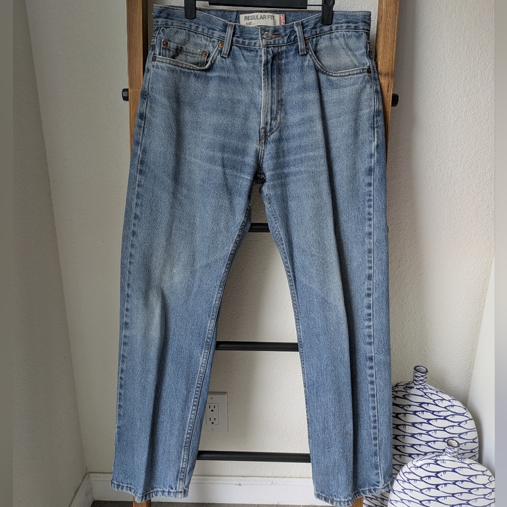 Levi's Men's Light Blue 505 Regular Fit Jeans - Size 33x 30
